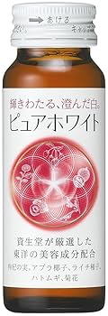 資生堂　ピュアホワイト <ドリンク> 50ml×30本×2箱 Amazon.co.jp: ピュアホワイト 30本ケース 50mLX30本 : ドラッグ